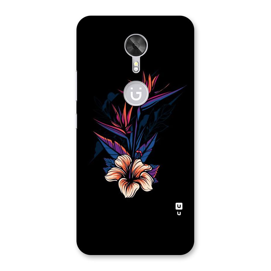 Single Painted Flower Back Case for Gionee A1