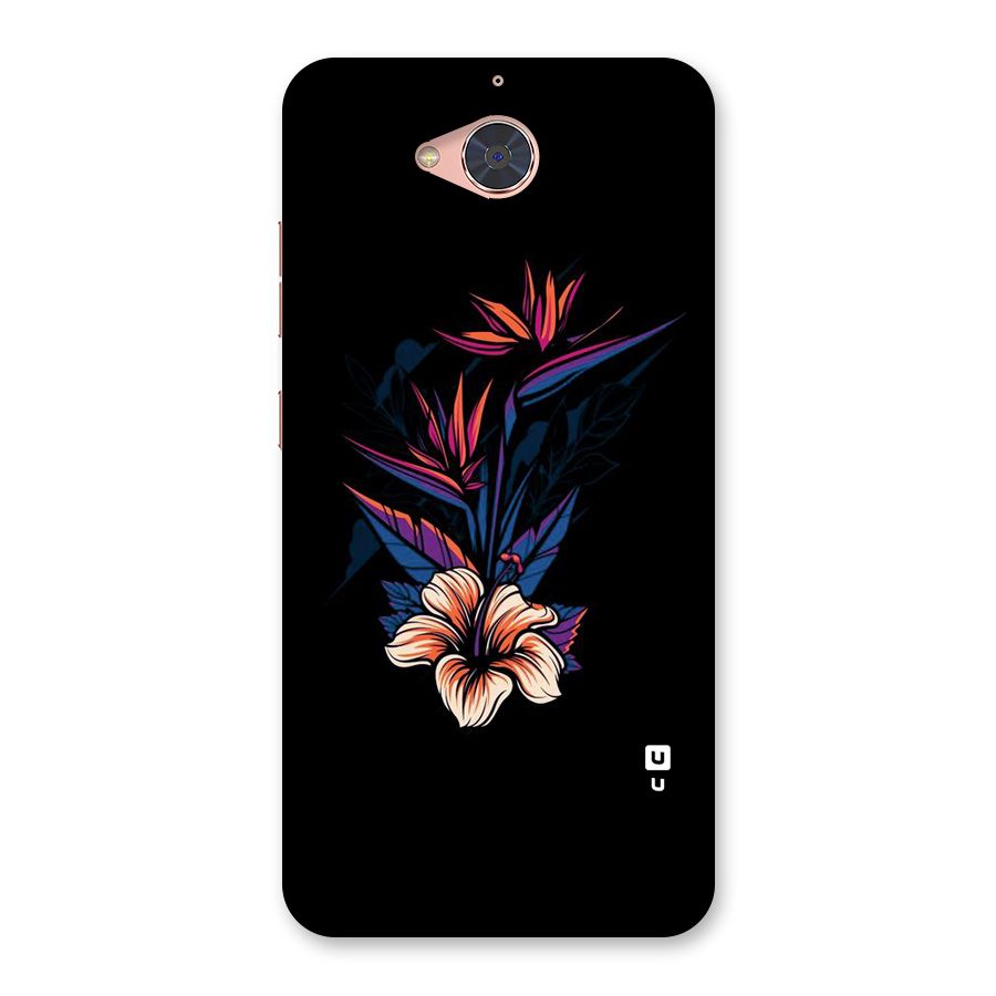 Single Painted Flower Back Case for Gionee S6 Pro