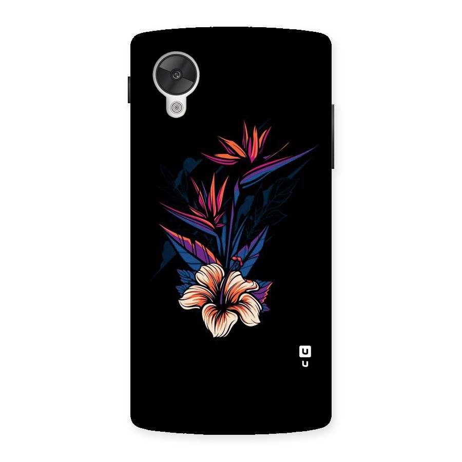 Single Painted Flower Back Case for Google Nexsus 5