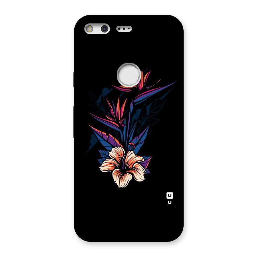 Single Painted Flower Back Case for Google Pixel