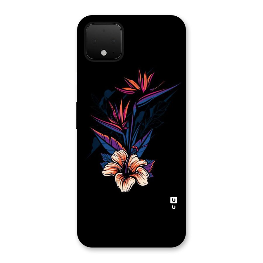 Single Painted Flower Back Case for Google Pixel 4 XL