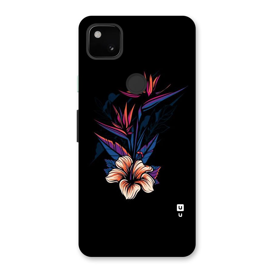 Single Painted Flower Back Case for Google Pixel 4a