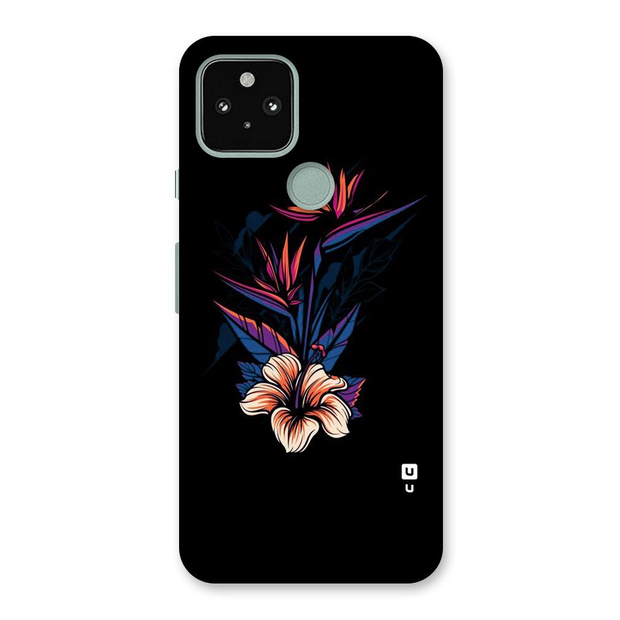 Single Painted Flower Back Case for Google Pixel 5