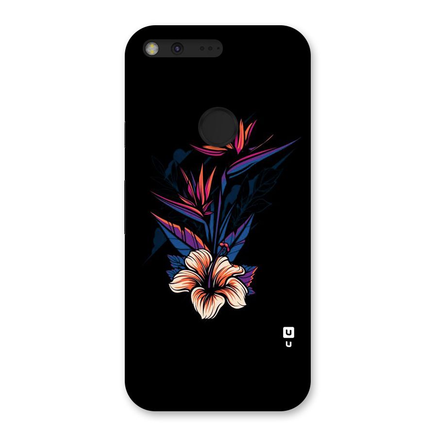 Single Painted Flower Back Case for Google Pixel XL