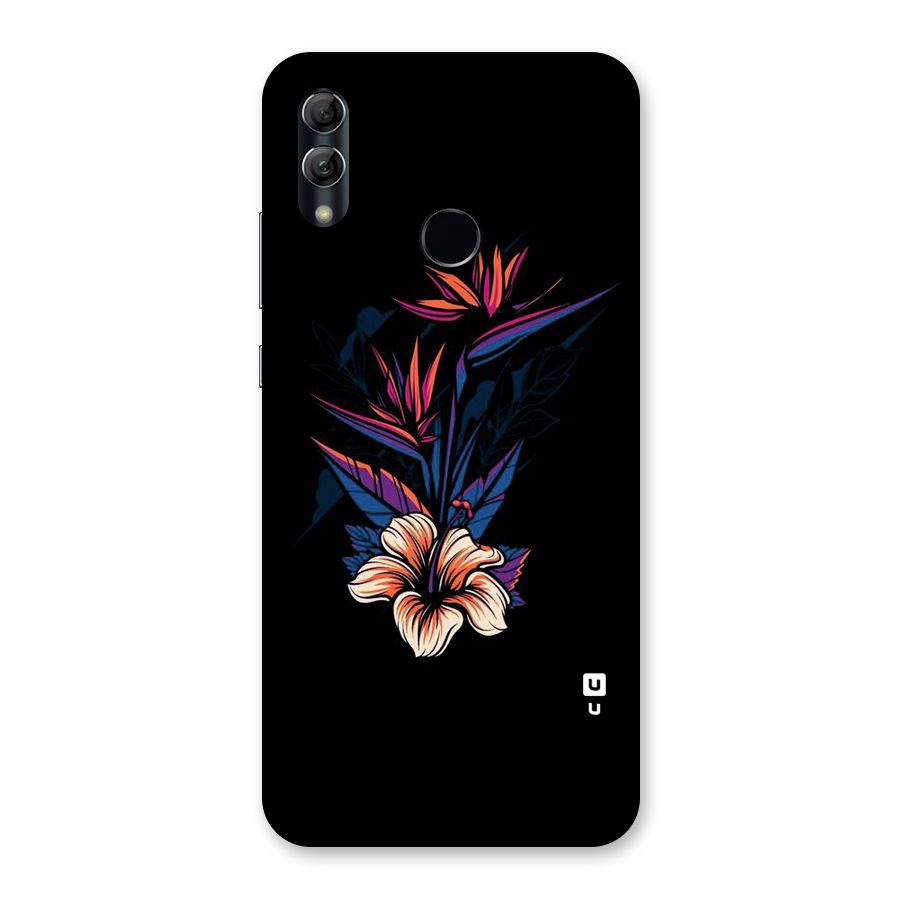 Single Painted Flower Back Case for Honor 10 Lite