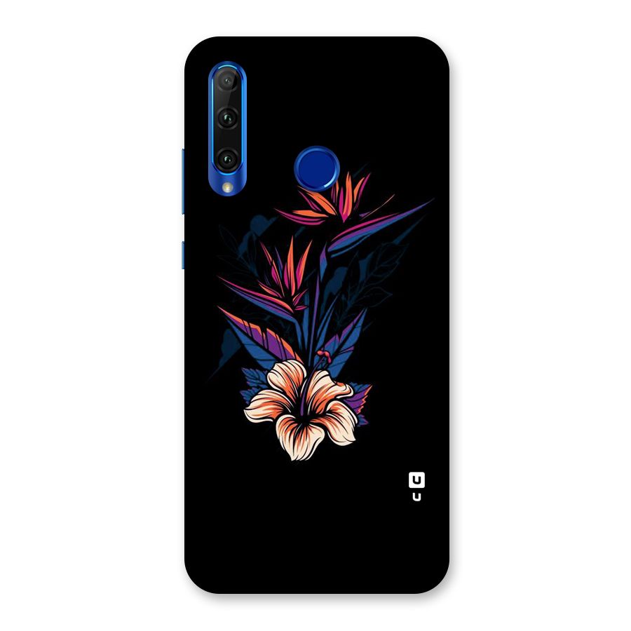 Single Painted Flower Back Case for Honor 20i