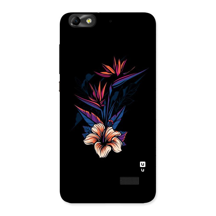 Single Painted Flower Back Case for Honor 4C