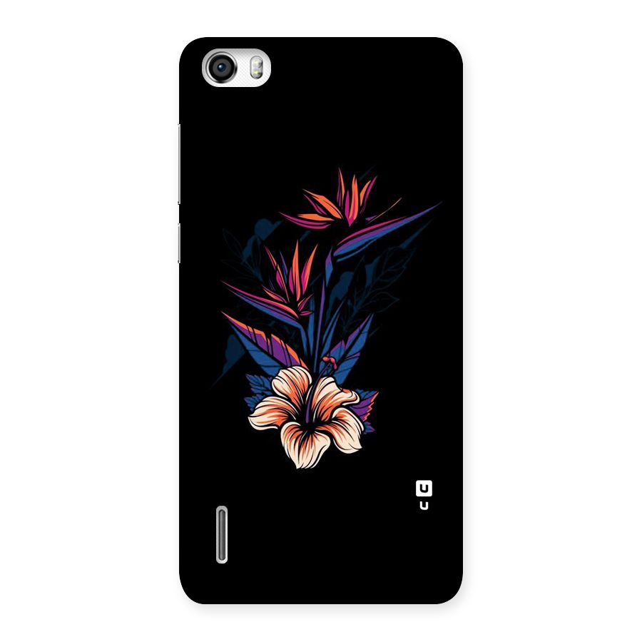 Single Painted Flower Back Case for Honor 6