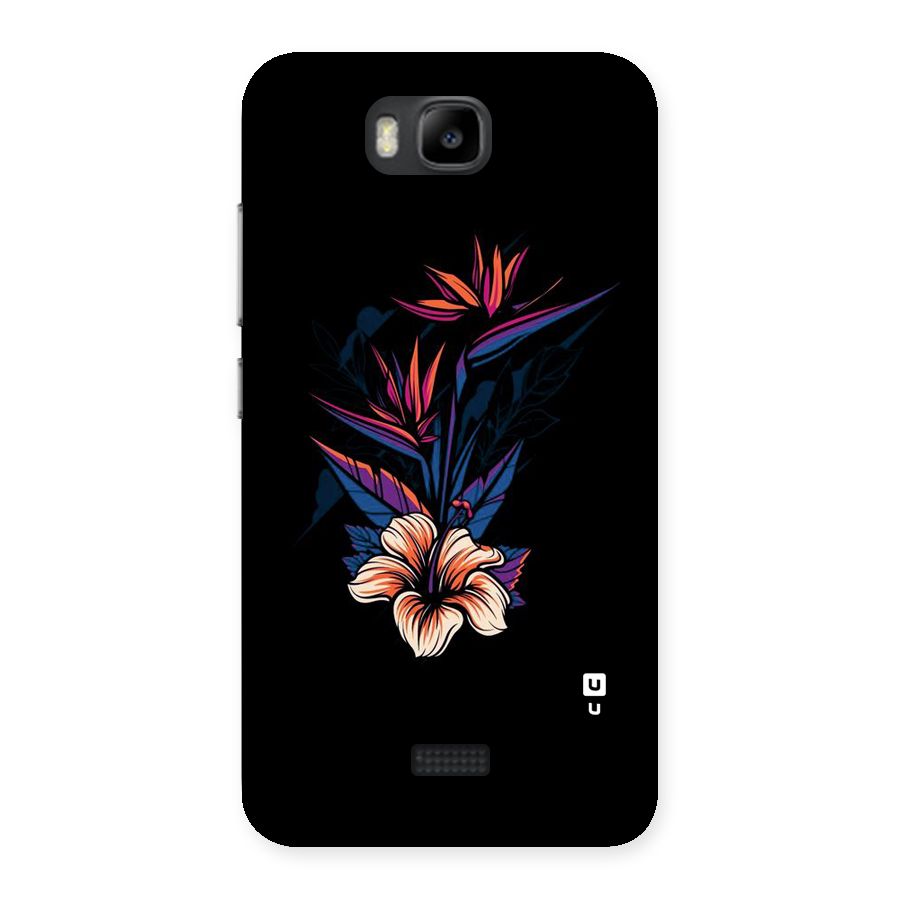 Single Painted Flower Back Case for Honor Bee