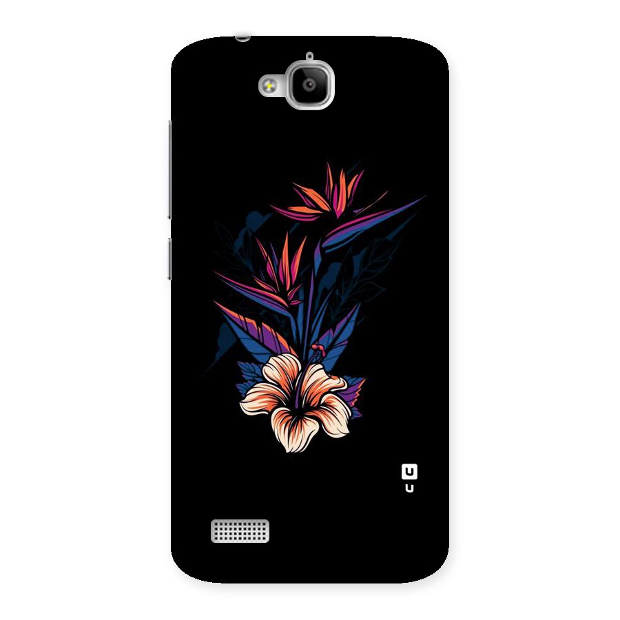 Single Painted Flower Back Case for Honor Holly