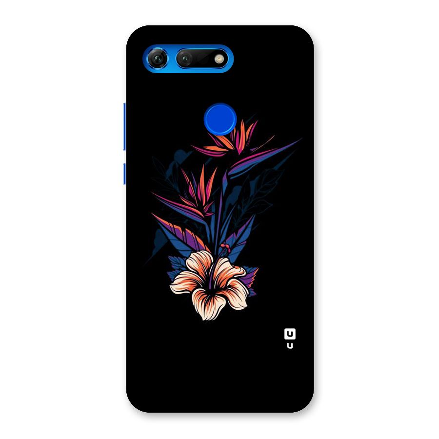 Single Painted Flower Back Case for Honor View 20