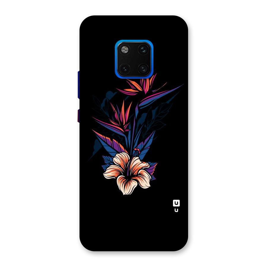 Single Painted Flower Back Case for Huawei Mate 20 Pro