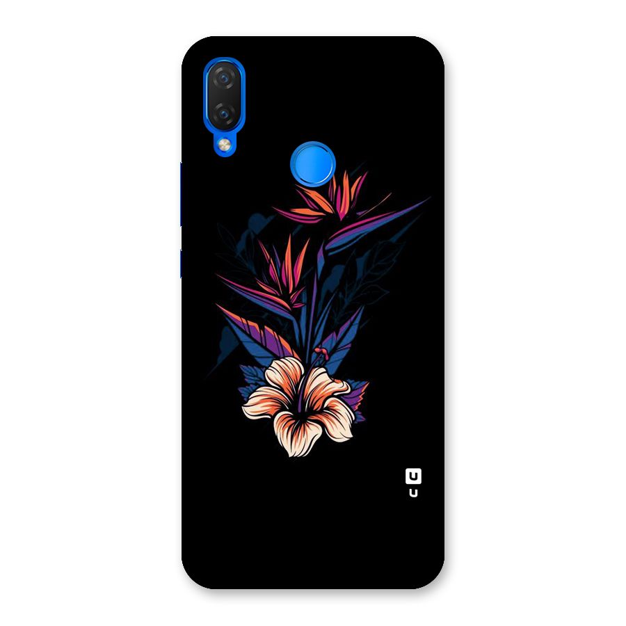 Single Painted Flower Back Case for Huawei P Smart+