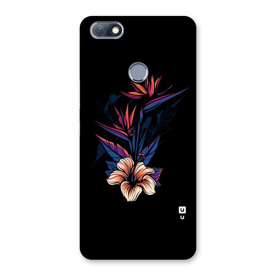 Single Painted Flower Back Case for Infinix Note 5