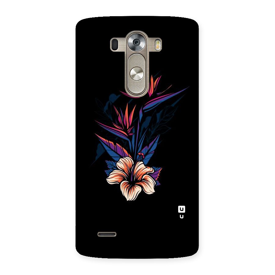 Single Painted Flower Back Case for LG G3