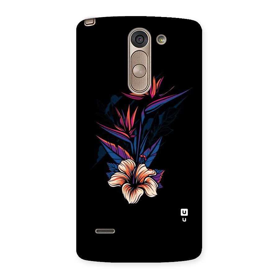 Single Painted Flower Back Case for LG G3 Stylus