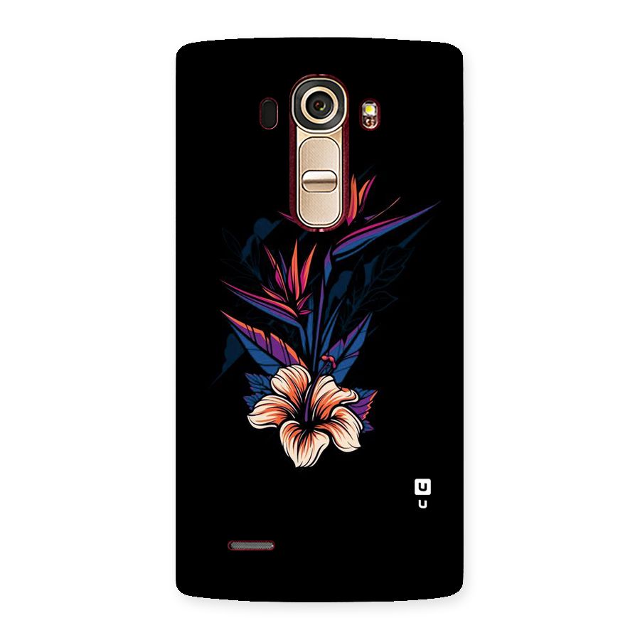 Single Painted Flower Back Case for LG G4