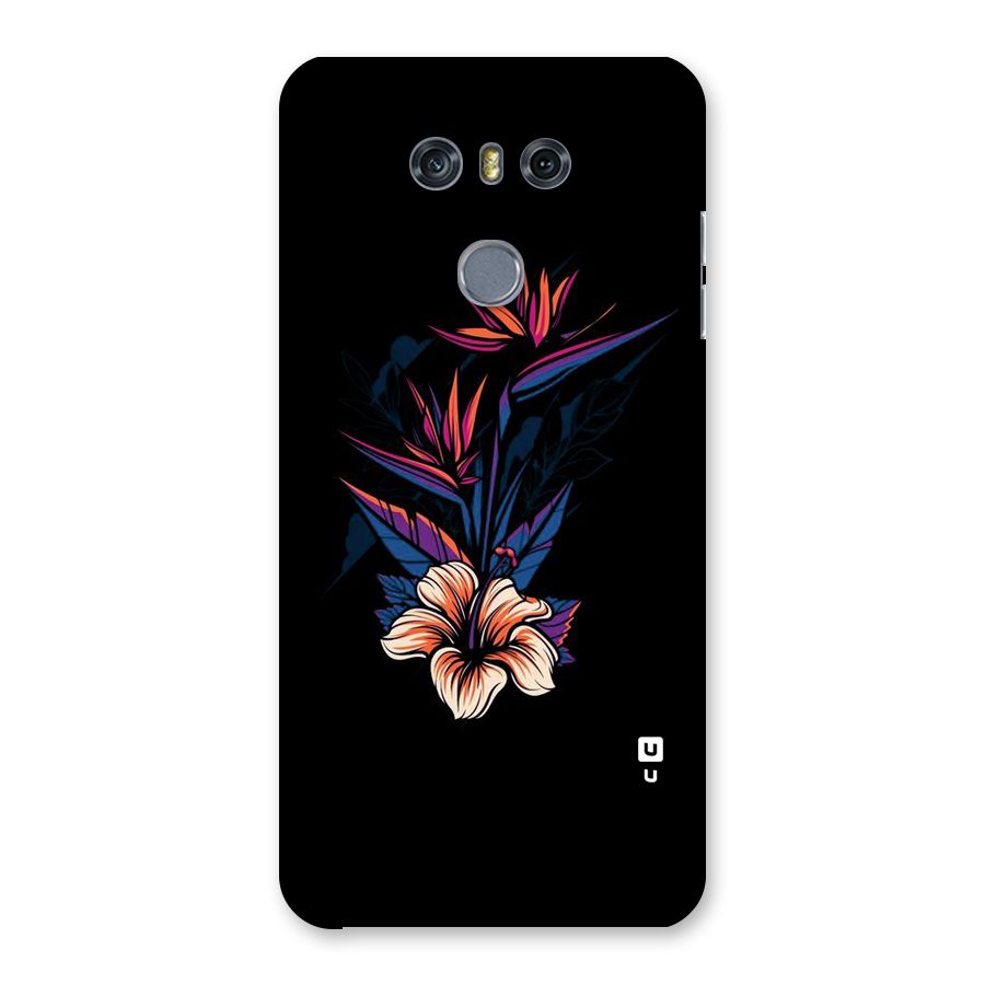 Single Painted Flower Back Case for LG G6