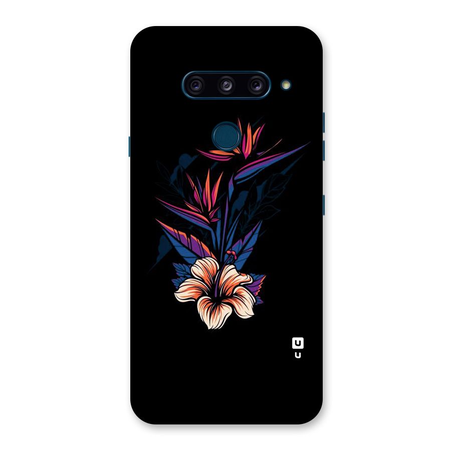 Single Painted Flower Back Case for LG  V40 ThinQ