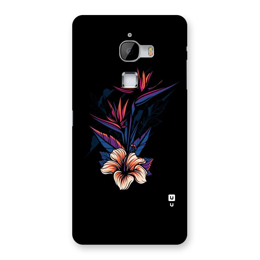 Single Painted Flower Back Case for LeTv Le Max