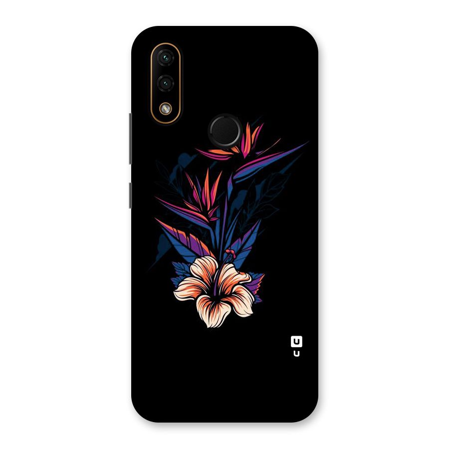 Single Painted Flower Back Case for Lenovo A6 Note
