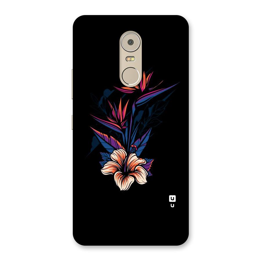 Single Painted Flower Back Case for Lenovo K6 Note