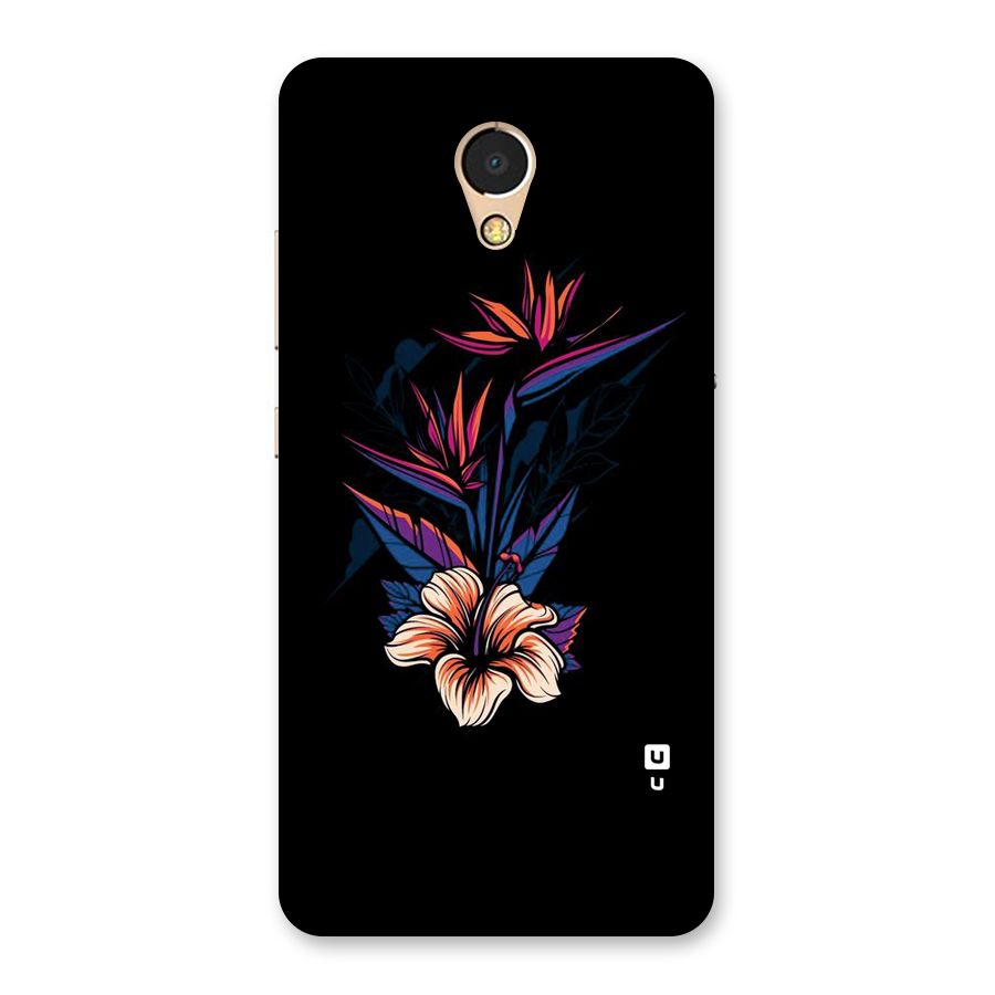 Single Painted Flower Back Case for Lenovo P2