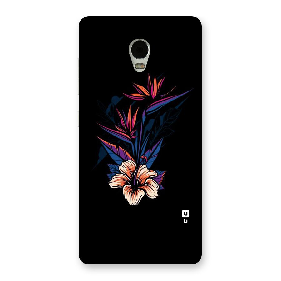 Single Painted Flower Back Case for Lenovo Vibe P1