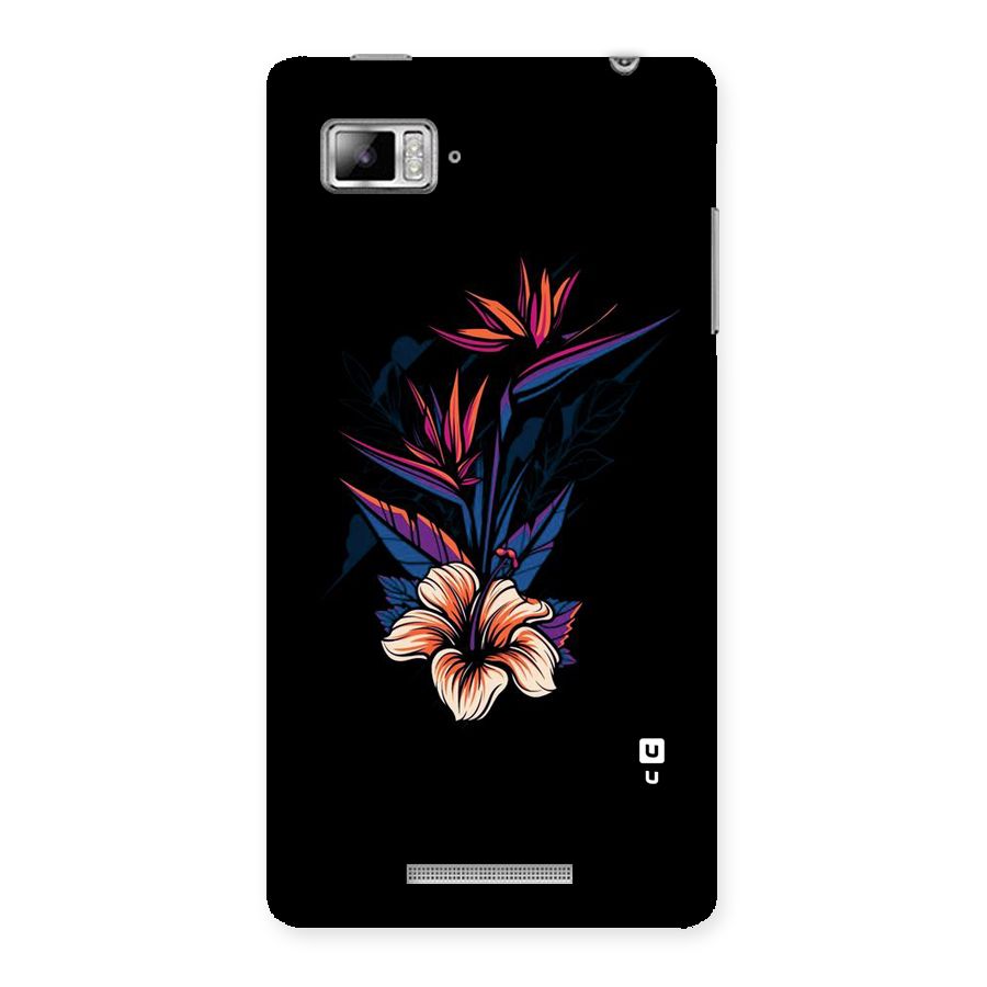 Single Painted Flower Back Case for Lenovo Vibe Z K910