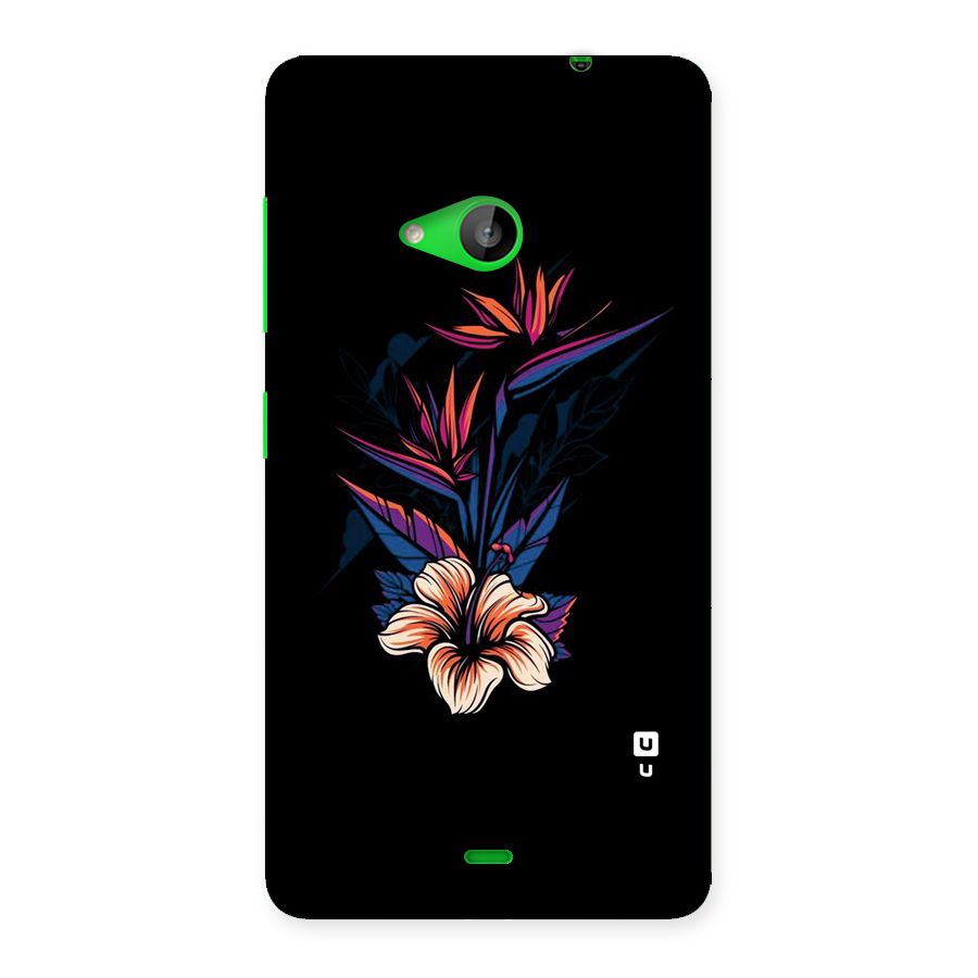 Single Painted Flower Back Case for Lumia 535