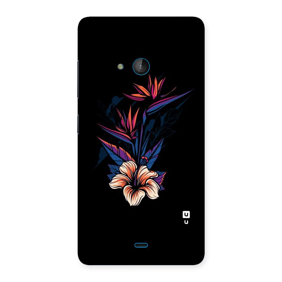 Single Painted Flower Back Case for Lumia 540