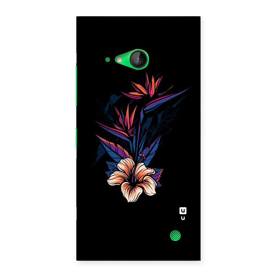 Single Painted Flower Back Case for Lumia 730