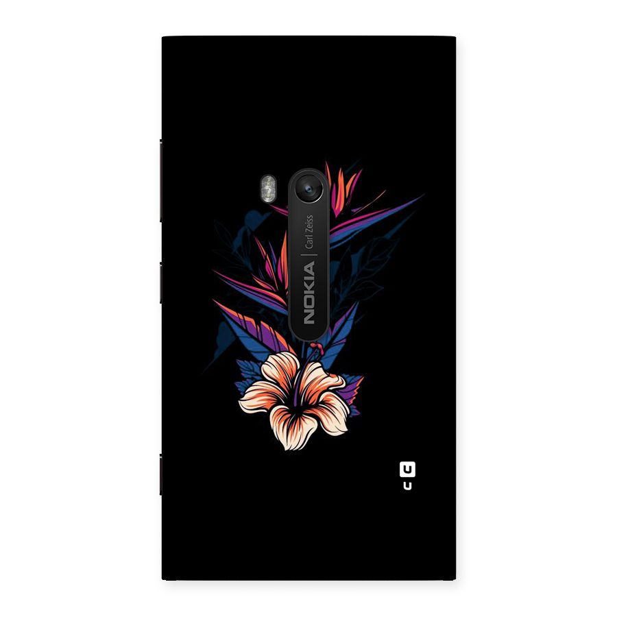 Single Painted Flower Back Case for Lumia 920