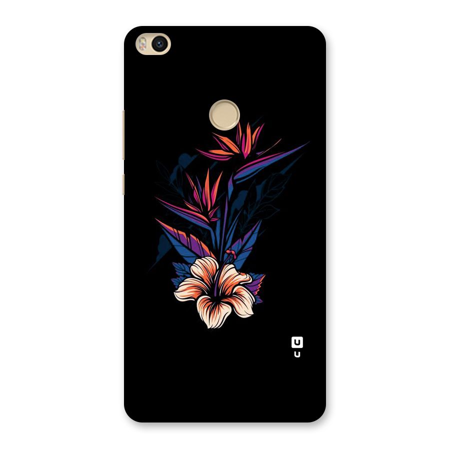 Single Painted Flower Back Case for Mi Max 2