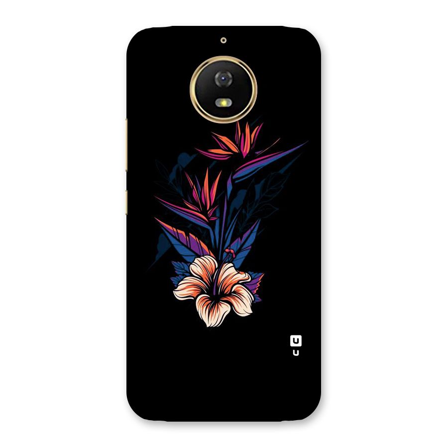 Single Painted Flower Back Case for Moto G5s