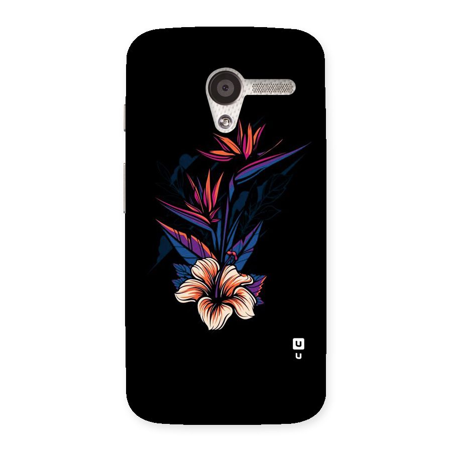 Single Painted Flower Back Case for Moto X