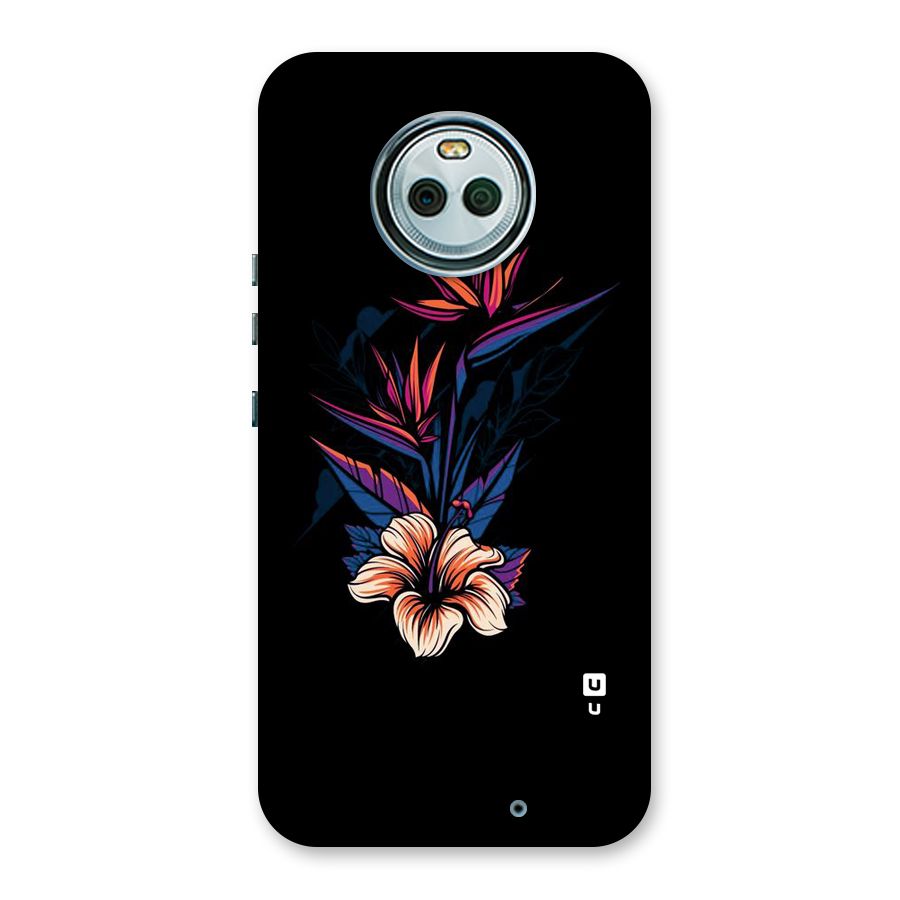 Single Painted Flower Back Case for Moto X4