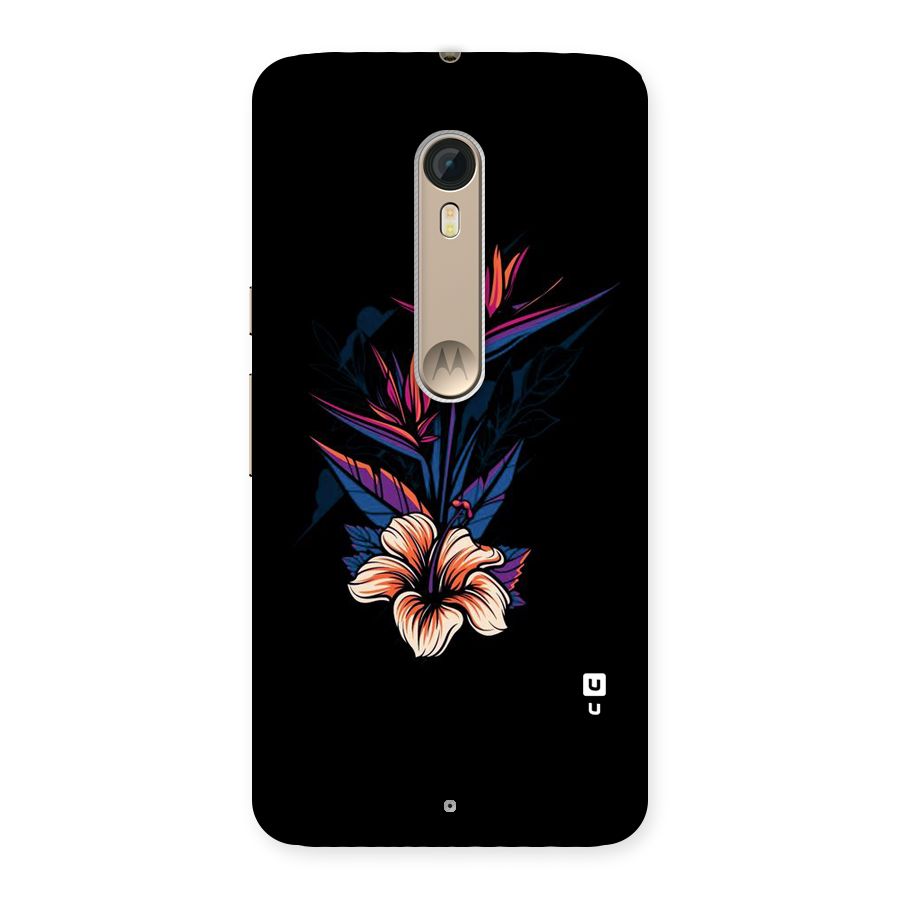 Single Painted Flower Back Case for Motorola Moto X Style
