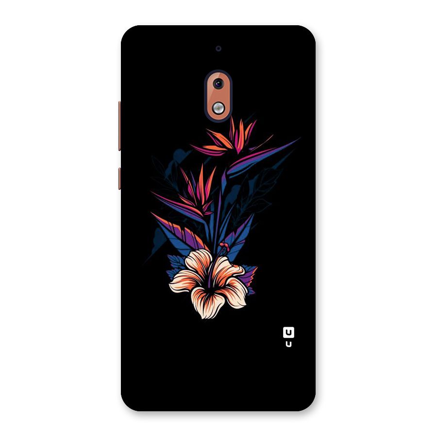 Single Painted Flower Back Case for Nokia 2.1