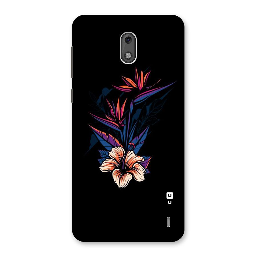 Single Painted Flower Back Case for Nokia 2