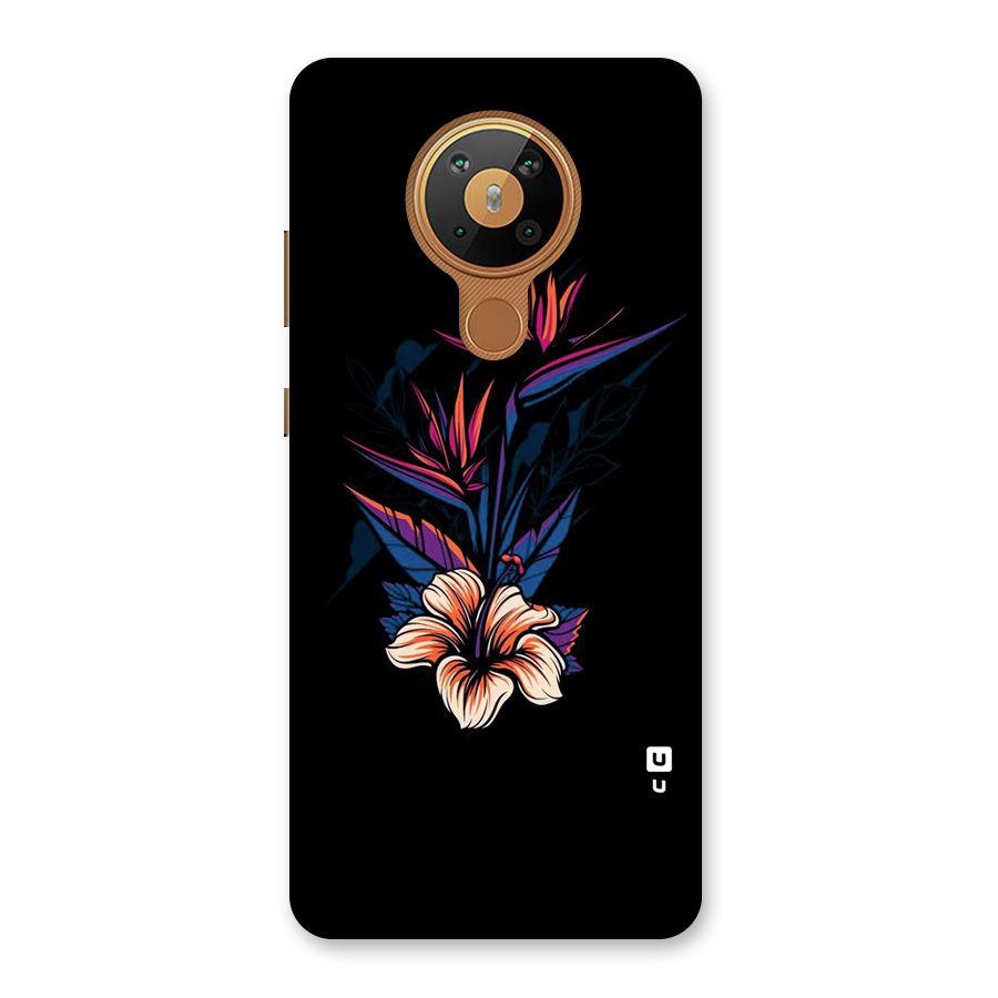 Single Painted Flower Back Case for Nokia 5.3