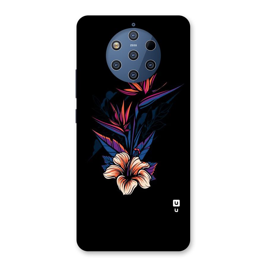 Single Painted Flower Back Case for Nokia 9 PureView
