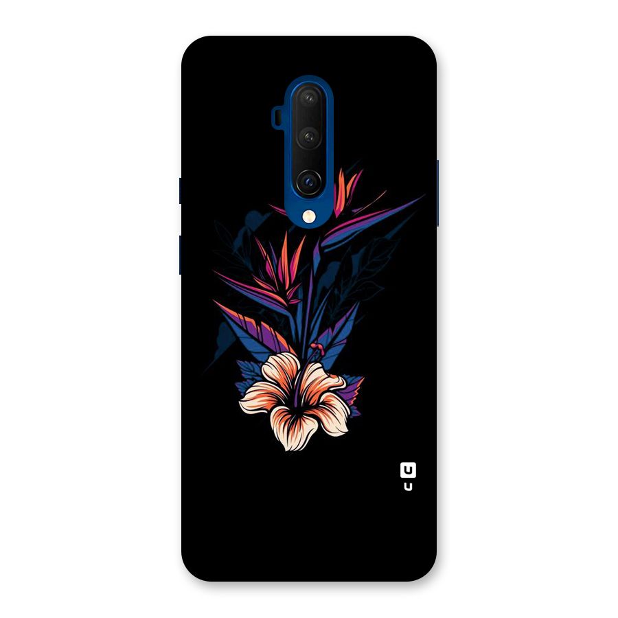 Single Painted Flower Back Case for OnePlus 7T Pro
