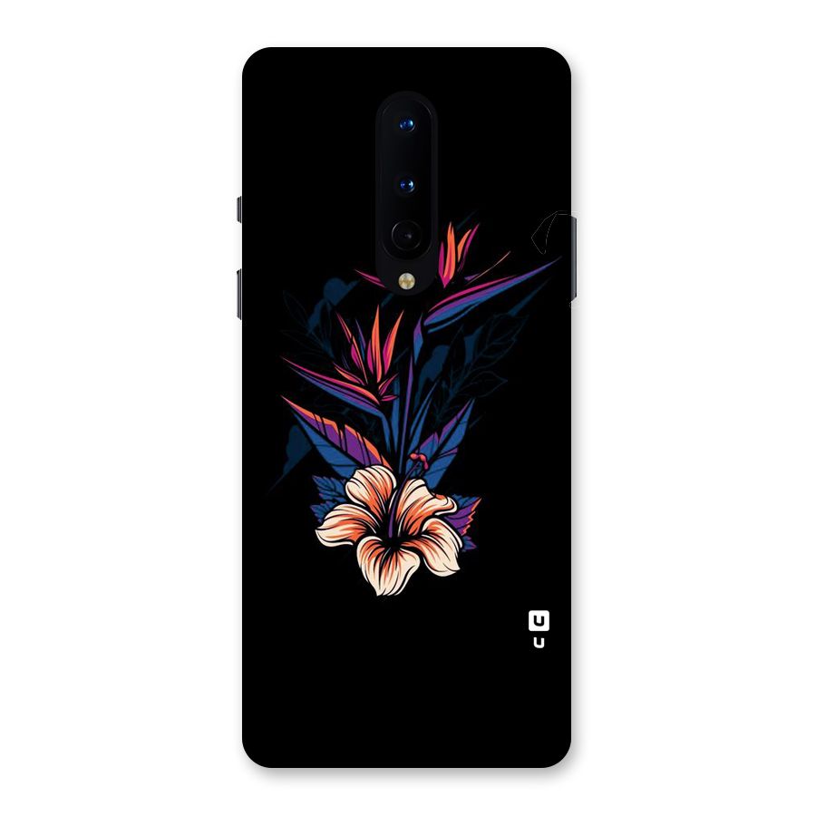 Single Painted Flower Back Case for OnePlus 8