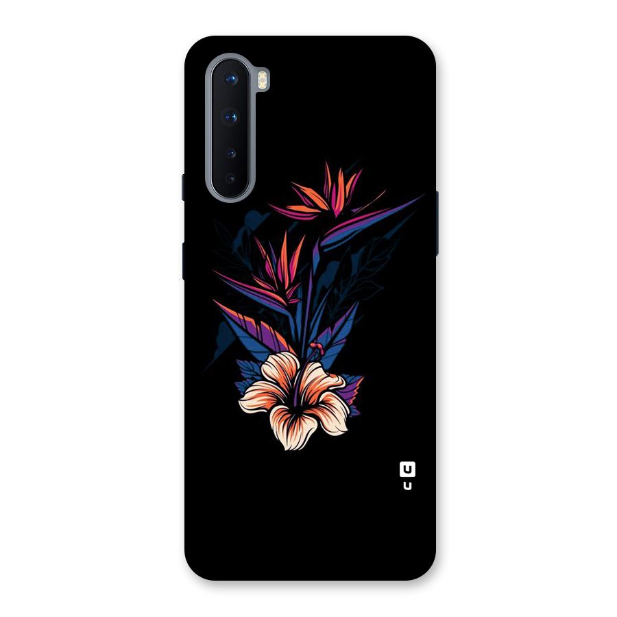 Single Painted Flower Back Case for OnePlus Nord