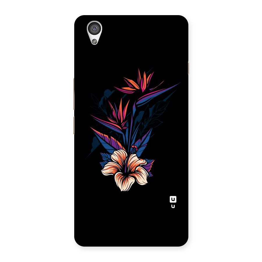 Single Painted Flower Back Case for OnePlus X