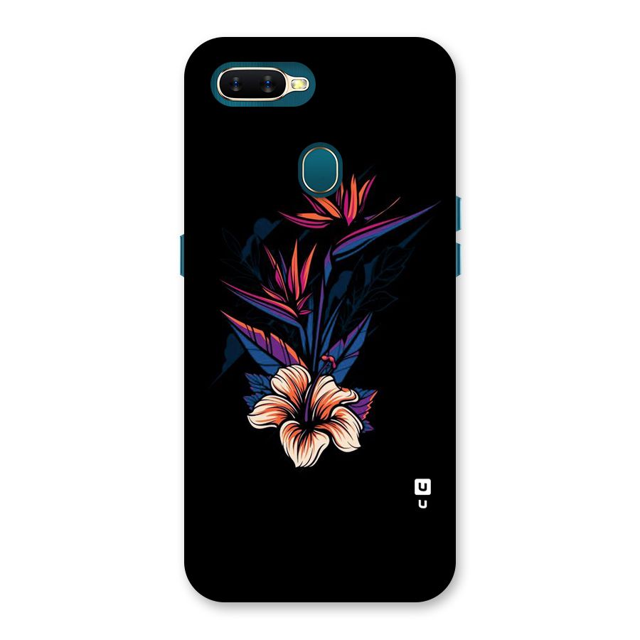 Single Painted Flower Back Case for Oppo A11k