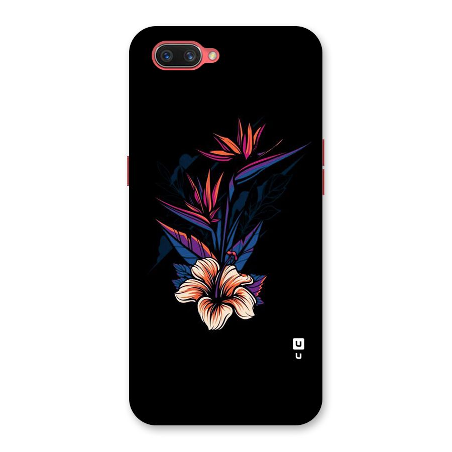 Single Painted Flower Back Case for Oppo A3s