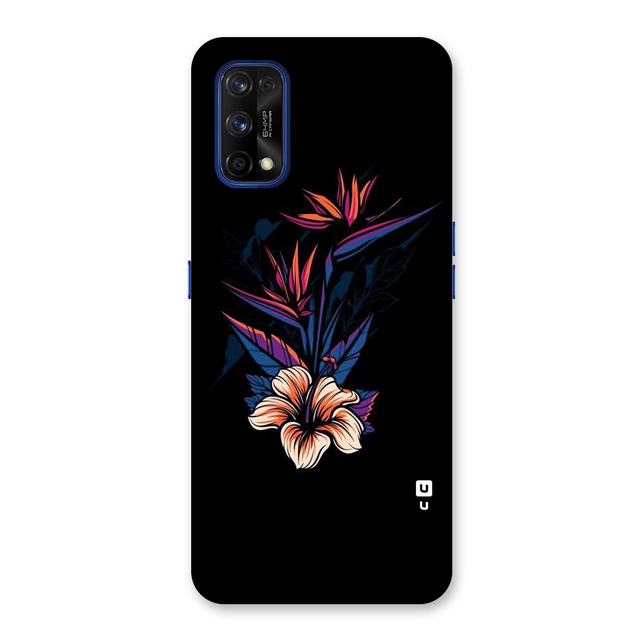 Single Painted Flower Back Case for Realme 7 Pro