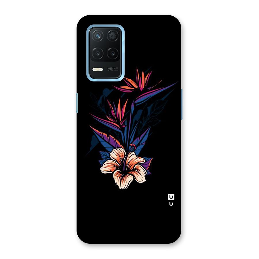 Single Painted Flower Back Case for Realme 8 5G